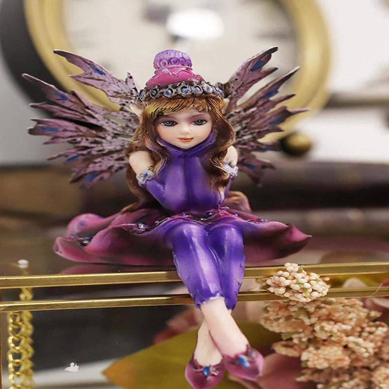 Ebros Pretty Girl Fairy in Winter Evening Gown Clothing Shelf Sitter Figurine
