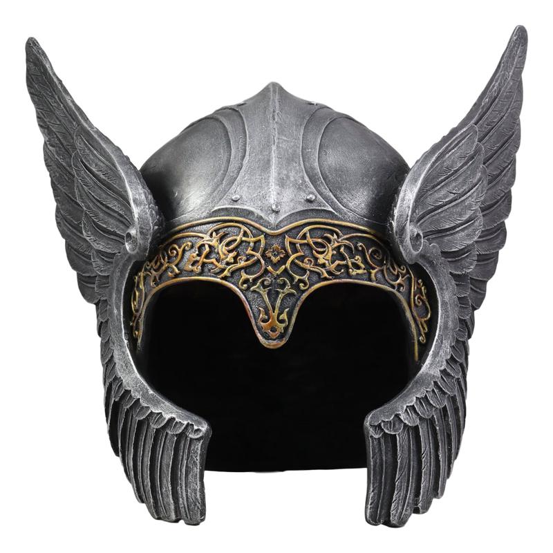 Ebros Norse Viking Mythology Poetic Edda Goddess Valkyrie Angelic Helmet Decor Statue