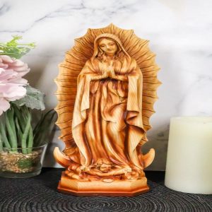 Ebros Our Lady of Guadalupe Statue Catholic Inspirational Decor 11.75" Tall