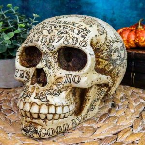 Ebros Paranormal Ouija Spirit Medium Skull Figurine Supernatural Occultist