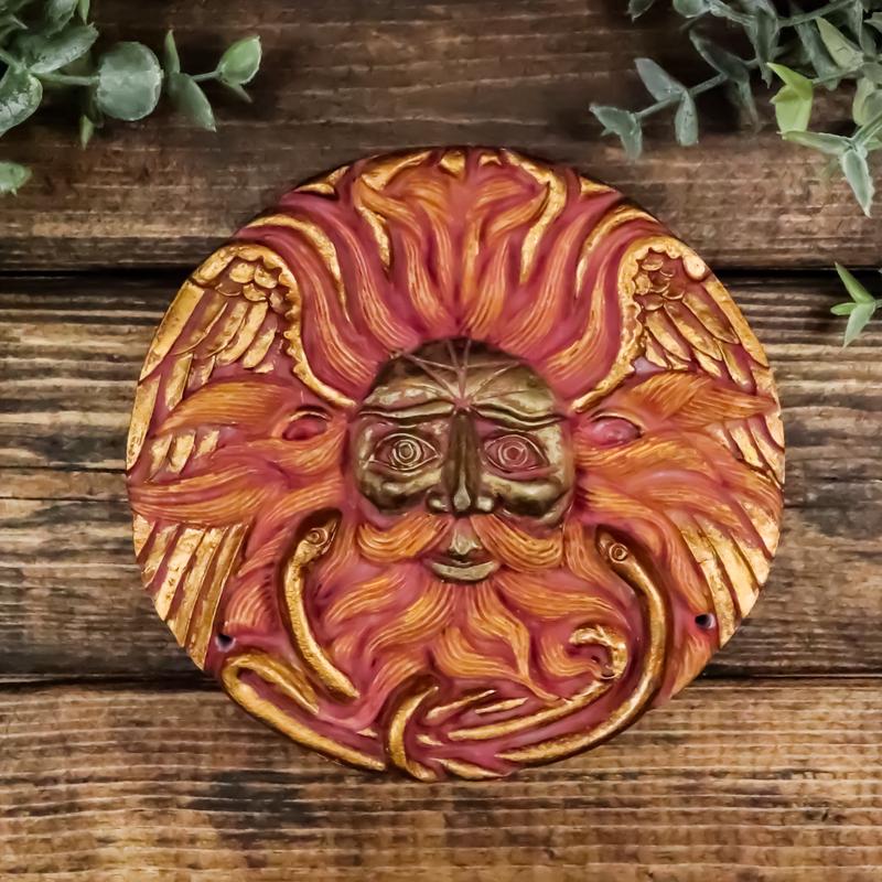 Ebros Zell Belenos Celestial Solar Radiant Celtic Sun Round Wall Decor 5.25" Dia