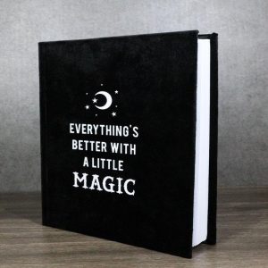 Everything's Better with A Little Magic A5 Lined Pages Velvet Cover Journal Book
