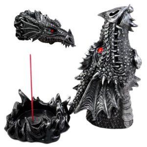 Ebros Stryker The Mythical Fire Breathing Dragon Head Sculptural Incense Holder