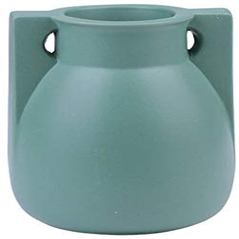 Ebros Teco Art Pottery by Frank Lloyd Wright Matte Vase (Buttress 2 - Green)