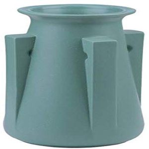 Ebros Teco Art Pottery by Frank Lloyd Wright Matte Vase (Buttress 4 - Green)
