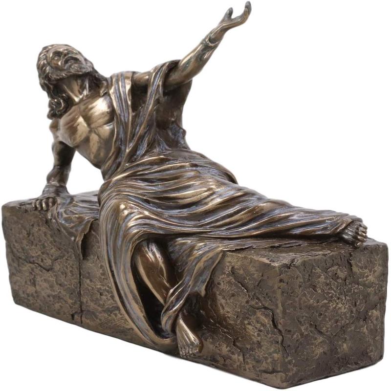 Ebros The Anastasis Resurrection of Jesus As He Awakens in The Tomb Statue 7"W