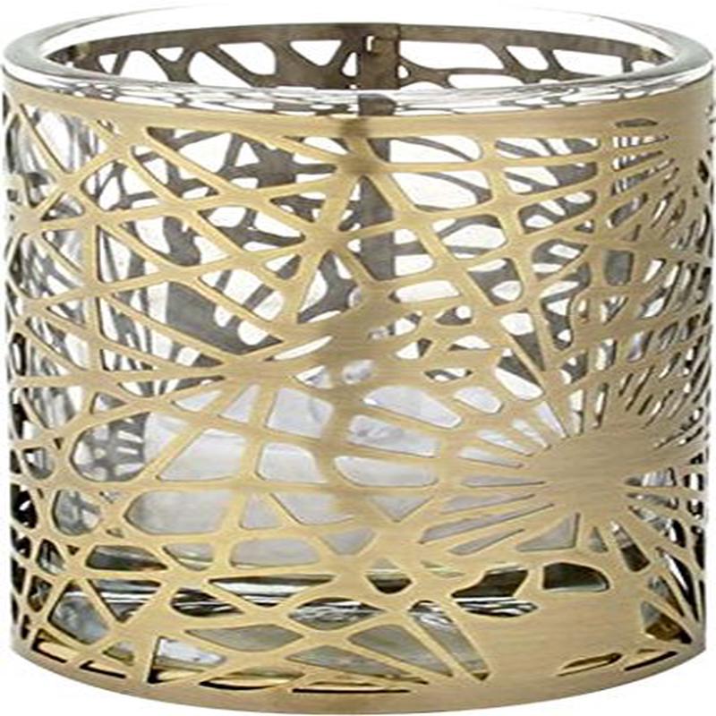 Ebros Tiffany Pine Needle Votive Holder Candle Holder Tea Light Holder 3.25"H