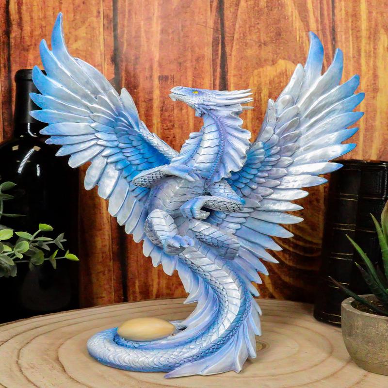 Ebros Sandstorm Cloud Wind Dragon Adult Mother 12"H Figurine Anne Stokes Fantasy
