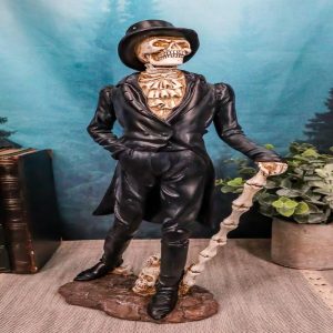 Ebros Skeleton Gentleman Groom in Steampunk Tuxedo and Top Hat Figurine 13"H