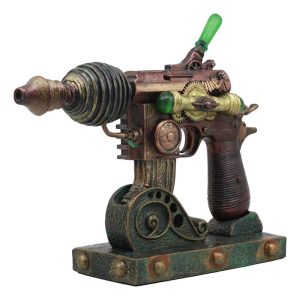 Ebros Vintage Design The Ion Vaporizer Steampunk Gun Prototype Figurine With Display Stand Sonic Jammer Disruptor Prototype Futuristic Weapon Decor