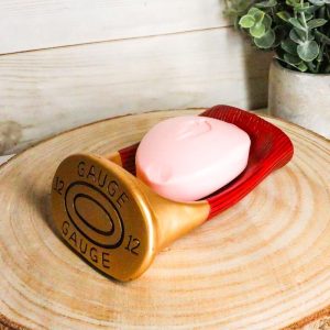 Western 12 Gauge Shotgun Shell Bullet Kitchen Vanity Bathroom Soap Dish Tray