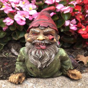 Ebros Walking Dead Severed Body Zombie Gnome Crawling On The Floor Statue 7"Long for Creepy Spooky Undead Underworld Halloween Sculpture Prop at Home Patio and Garden Decor