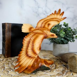 Ebros American Wildlife Nature Aerial King Of The Sky Soaring Bald Eagle Statue