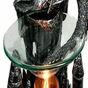 Ebros Brand Set of 2 Saucer Glash Dish Replacement Part for Electric Oil Warmers