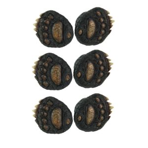 Rustic Western Black Bear Paw Drawer Cabinet Furniture Knobs Hardware Pack of 6