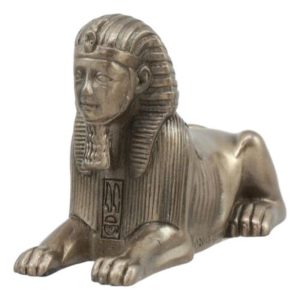 Egyptian Androsphinx Statue Pyramid Guardian Figurine Gods Of Egypt Wonder Decor