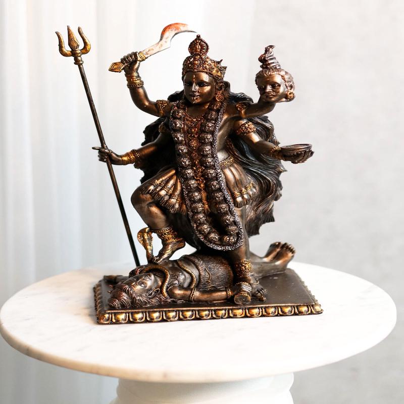 Hindu Goddess Of Time And Death Kali Bhavatrini Figurine Eastern Enlightenment