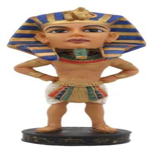 Egyptian Dynasty Man Deity God Pharaoh King Tut Bobblehead Figurine Bobble Head