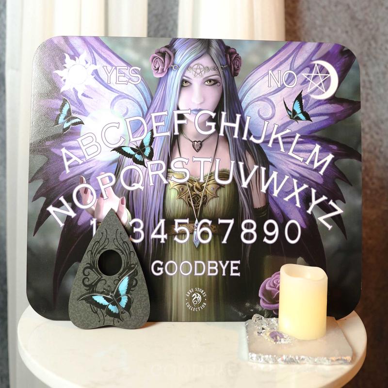 Anne Stokes Mystic Aura Fairy Paranormal Ouija Spirit Board Game With Planchette