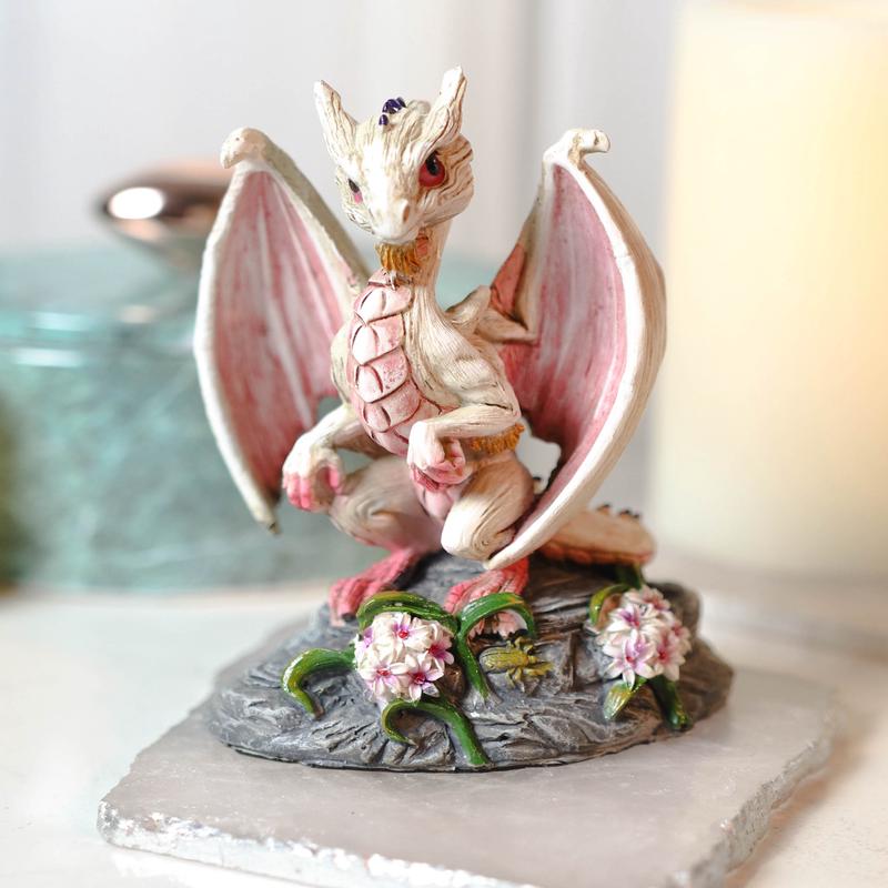 Colorful Fruits Vegetables Pale White Garlic Dragon Figurine Fairy Garden Decor