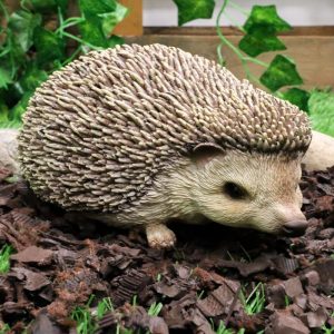 Lifelike Realistic Spinal Mammal Animal Baby Hedgehog Collectible Figurine 6"L