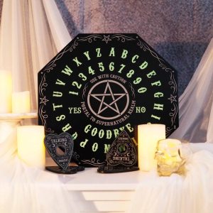 Glow in The Dark Octagonal Pentagram Star Ouija Spirit Board Game W/ Planchette