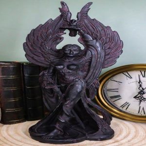 Celtic War Goddess Morrigan Phantom Queen Statue Triple Goddess Valkyrie Decor