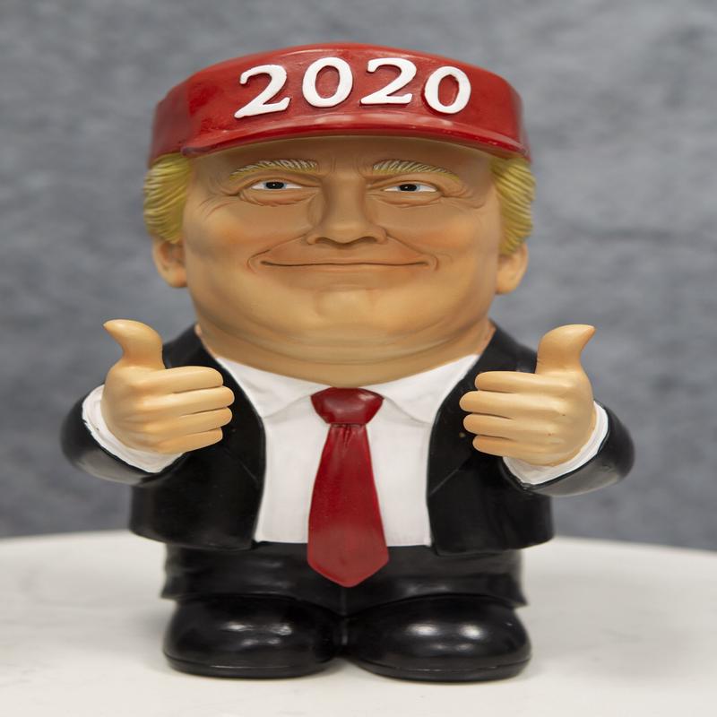 Presidential Thumbs Up USA President Donald Trump With 2020 Red Hat Statue