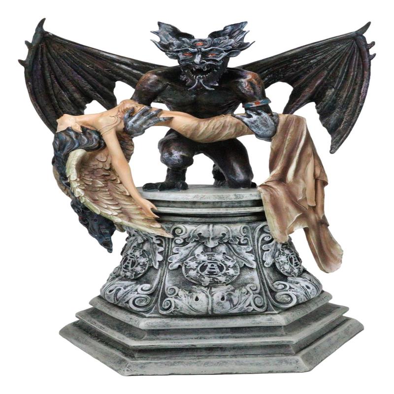 Gothic Saturn's Reprieve Charun Restoring Life To Maion Angel of Saturn Statue