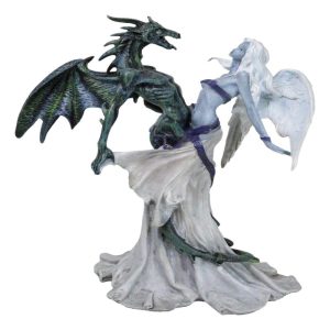 The Dark Chemical Wedding Union of Night Dragon and Morning Angel Figurine