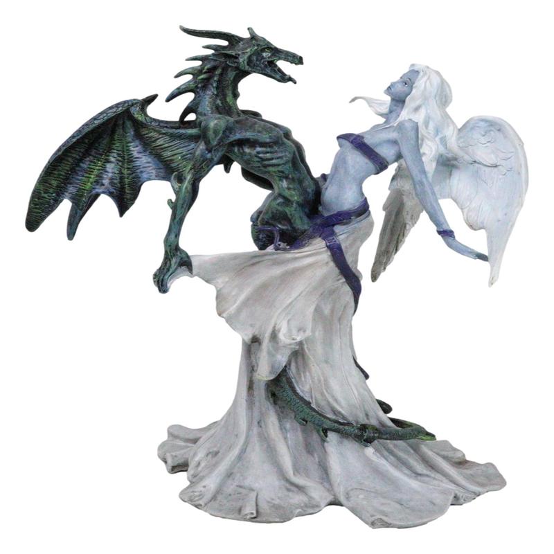 The Dark Chemical Wedding Union of Night Dragon and Morning Angel Figurine