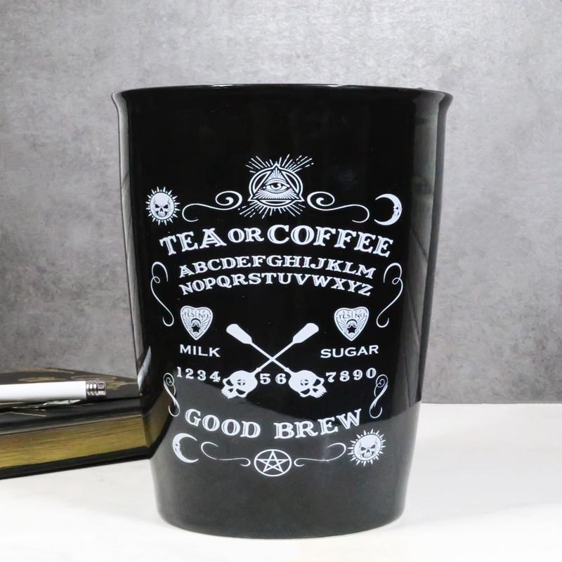 Wicca Witchcraft Ouija Board Tea Or Coffee Good Brew Ceramic Travel Mug Cup