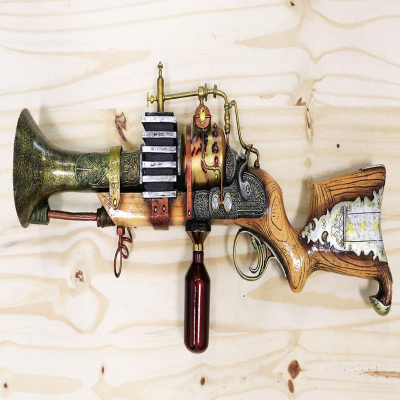Annialator MK II Steampunk Ionizer Rifle Prototype Cosplay Prop Figurine 29"L