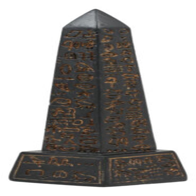 Egyptian Pillar Of God Ra Obelisk Dollhouse Miniature Statue Gods Of Egypt