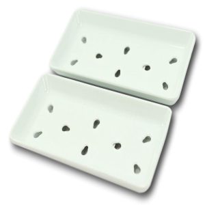 Japanese Raw Sushi Preparation Storage Green Neta Zara Melamine Plates Set of 2