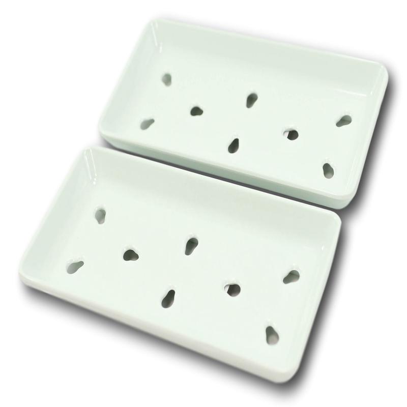 Japanese Raw Sushi Preparation Storage Green Neta Zara Melamine Plates Set of 2