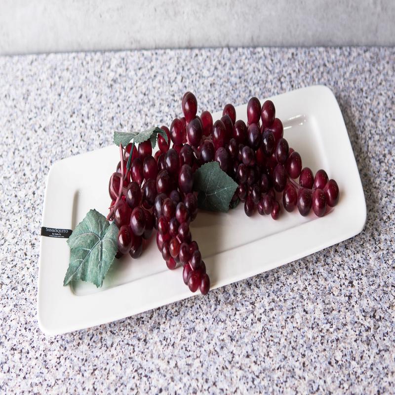 Pack Of 3 Contemporary Rectangular White Porcelain Serving Platter Plate 19"L