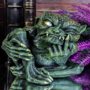 Cool Devilish Collectible Winged Toad Troll Gargoyle Figurine Sinister Doubter