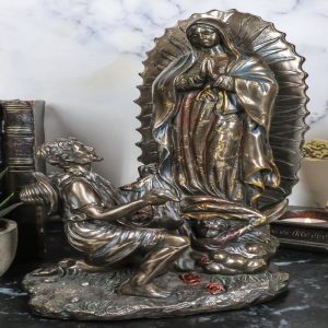Ebros 10"h Our Lady Of Guadalupe San St Juan Diego Figurine Religious Statue