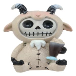 Furrybones Billy The Goat Figurine Small Furry Bones Skeleton Monster Goatie