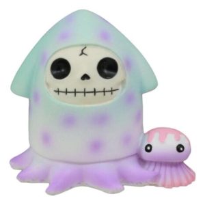 Furrybones Ink Squeed Squid Baby Octopus Skeleton Monster Furrybones Figurine
