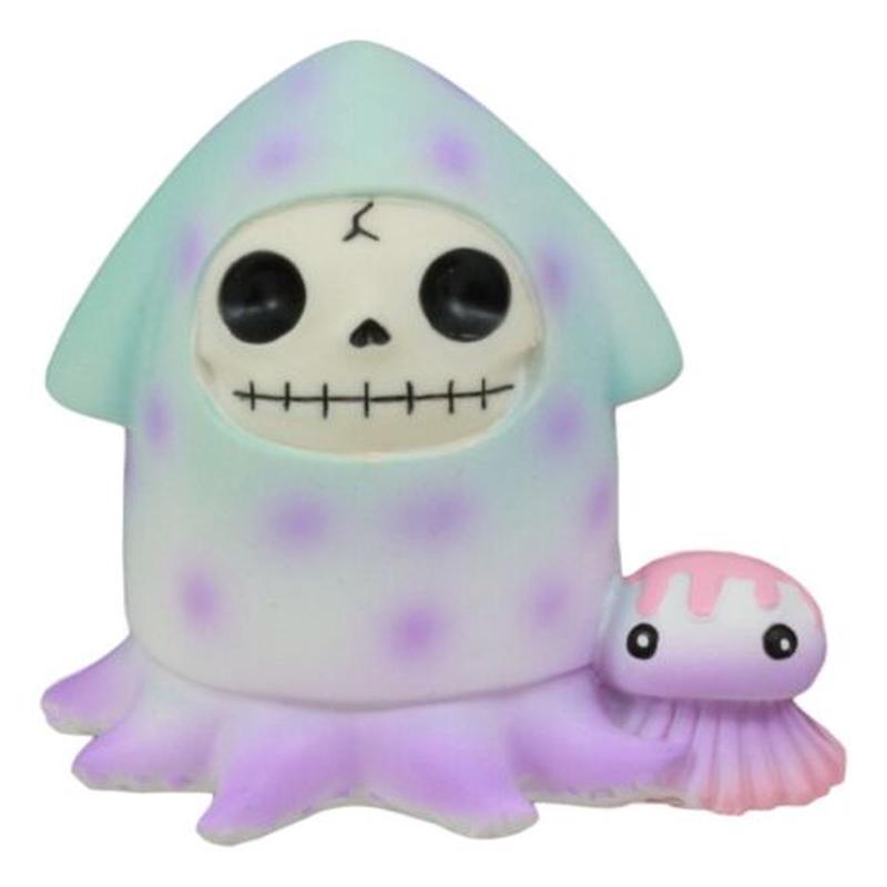 Furrybones Ink Squeed Squid Baby Octopus Skeleton Monster Furrybones Figurine