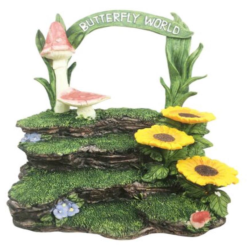 Fantasy Meadowland Gardens Green Nature Park Display Figurine For Miniatures