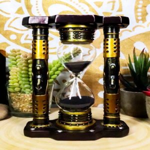 Ebros Endless Time Shifting Warp Column Tower Steampunk Gearwork Sand timer