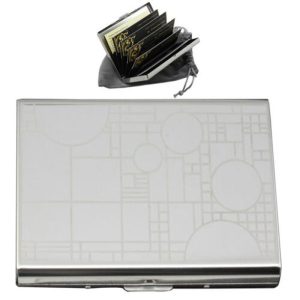FLW Frank Lloyd Wright Coonley Playhouse Credit Card Holder Case RFID Protection