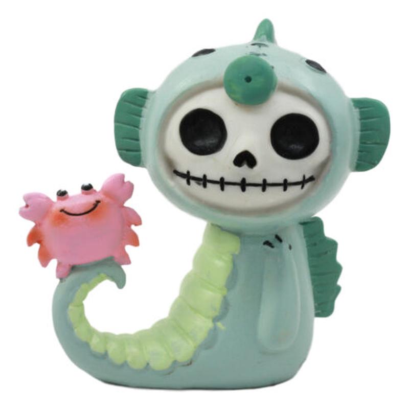 Furry Bones Sea World Anchor The Seahorse Skeleton With Scuttle Crab Figurine