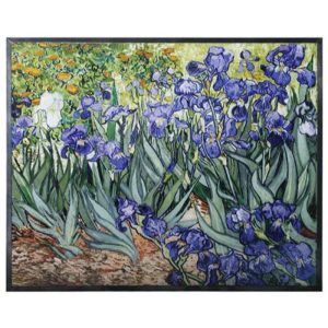 14 Inch Van Gogh - Irises Novelty Wall Art Decoration Display