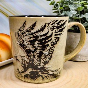 Ebros Glazed Stoneware Patriotic Bald Eagle 13oz Ceramic Mug Coffee Cup