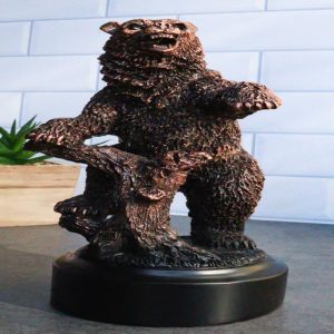Wall Street Standing Grizzly Bear Statue Bronze Electroplated Resin Figurine