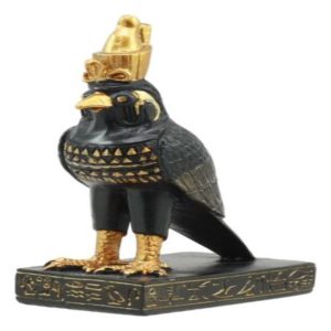 Ancient Egyptian God Of The Sky Horus Falcon Miniature Figurine Heru 3"H